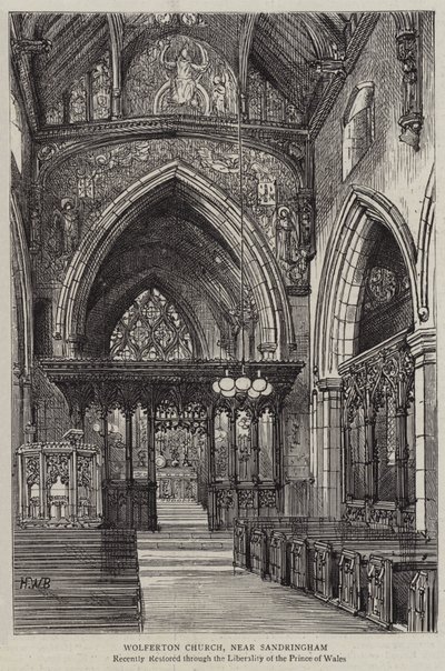 Église de Wolferton, près de Sandringham - Henry William Brewer